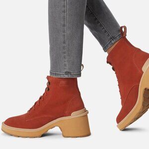 NWT Sorel Hi-Line Heel Lace Waterproof Women's Shoes